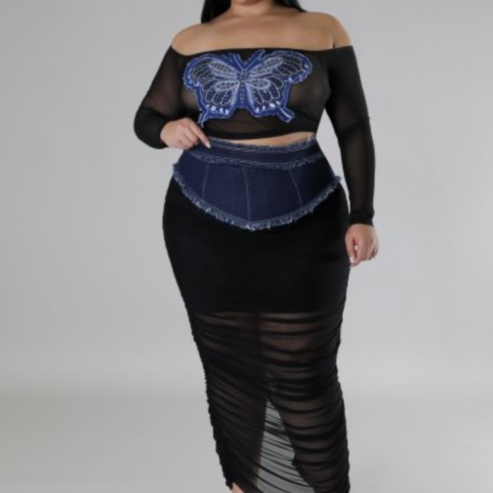 Butterfly Effect Skirt Set